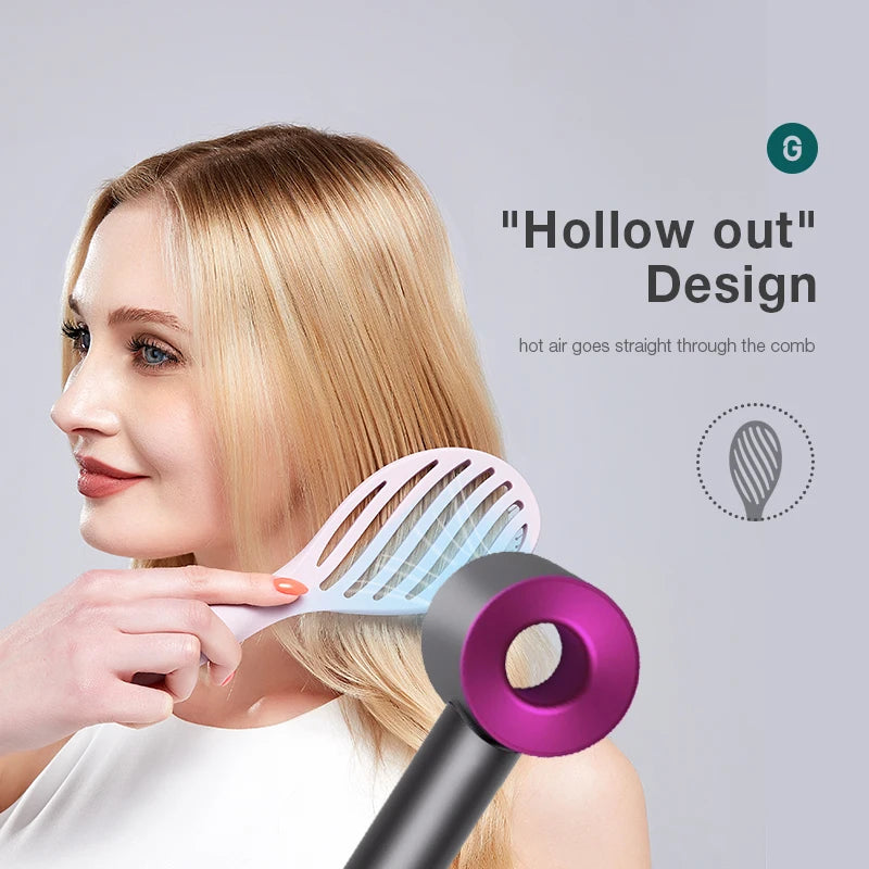 MR.GREEN Hollow Out Hair Brush Scalp Massage