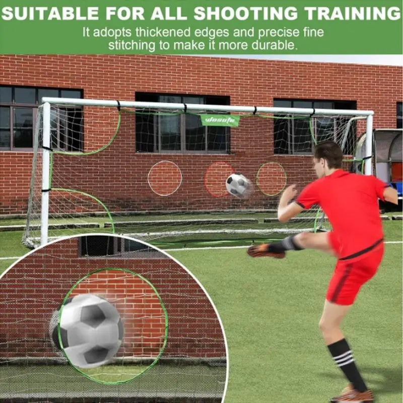 Football Target Net 1/3/5 Hole Detachable Soccer Goal