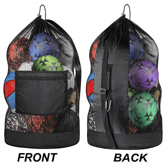 Mesh Soccer Ball Bag Extra Large Drawstring