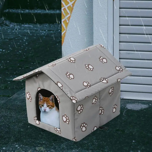 Foldable Cat House Outdoor Waterproof Pet House