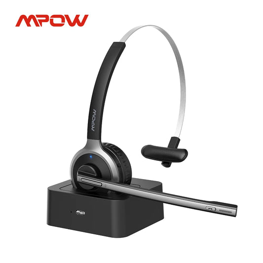 Mpow M5 Pro Bluetooth 5.0 Headphones with Mic Charging Base