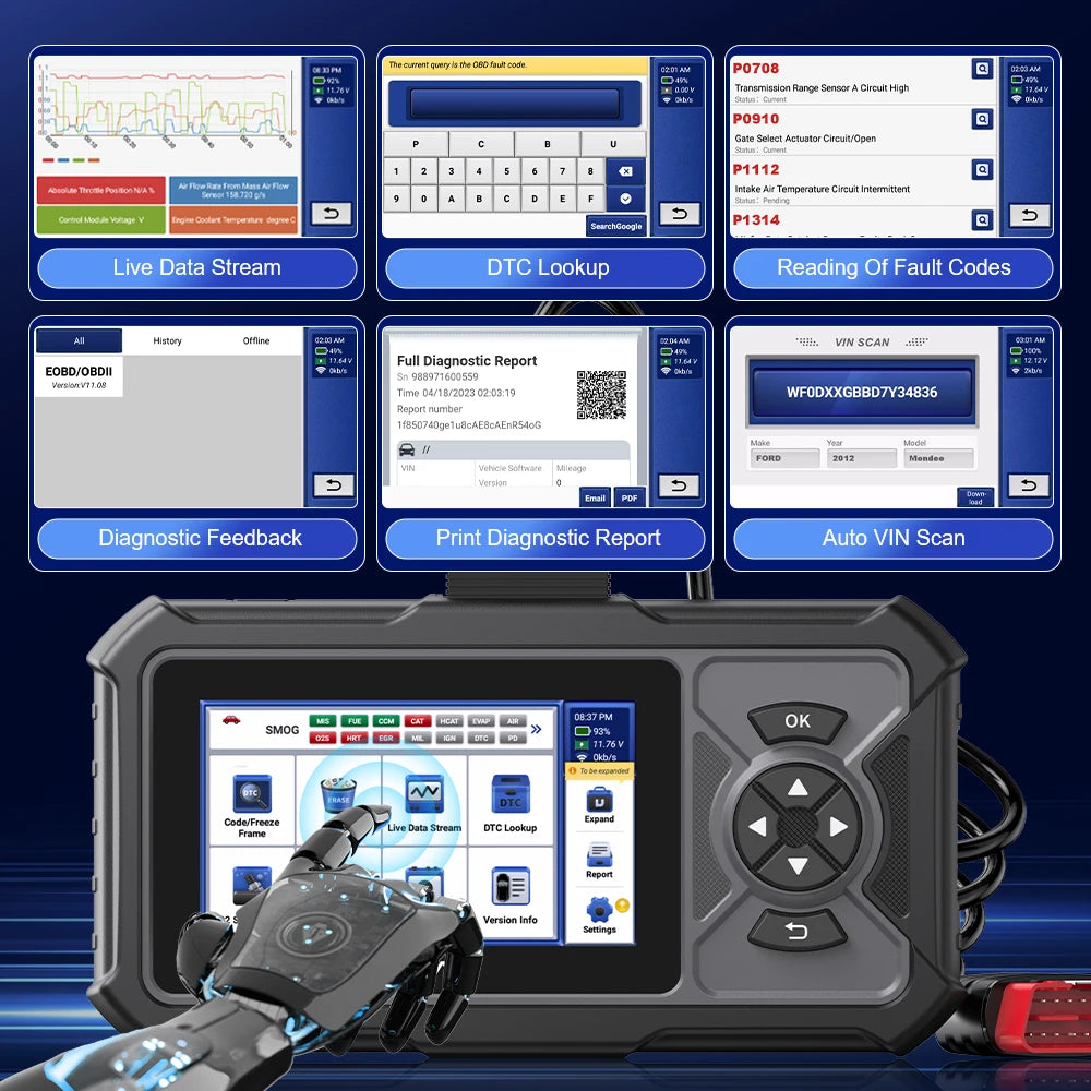 MUCAR CDE900 PRO OBD2 Scanner Diagnostic Scan Tool