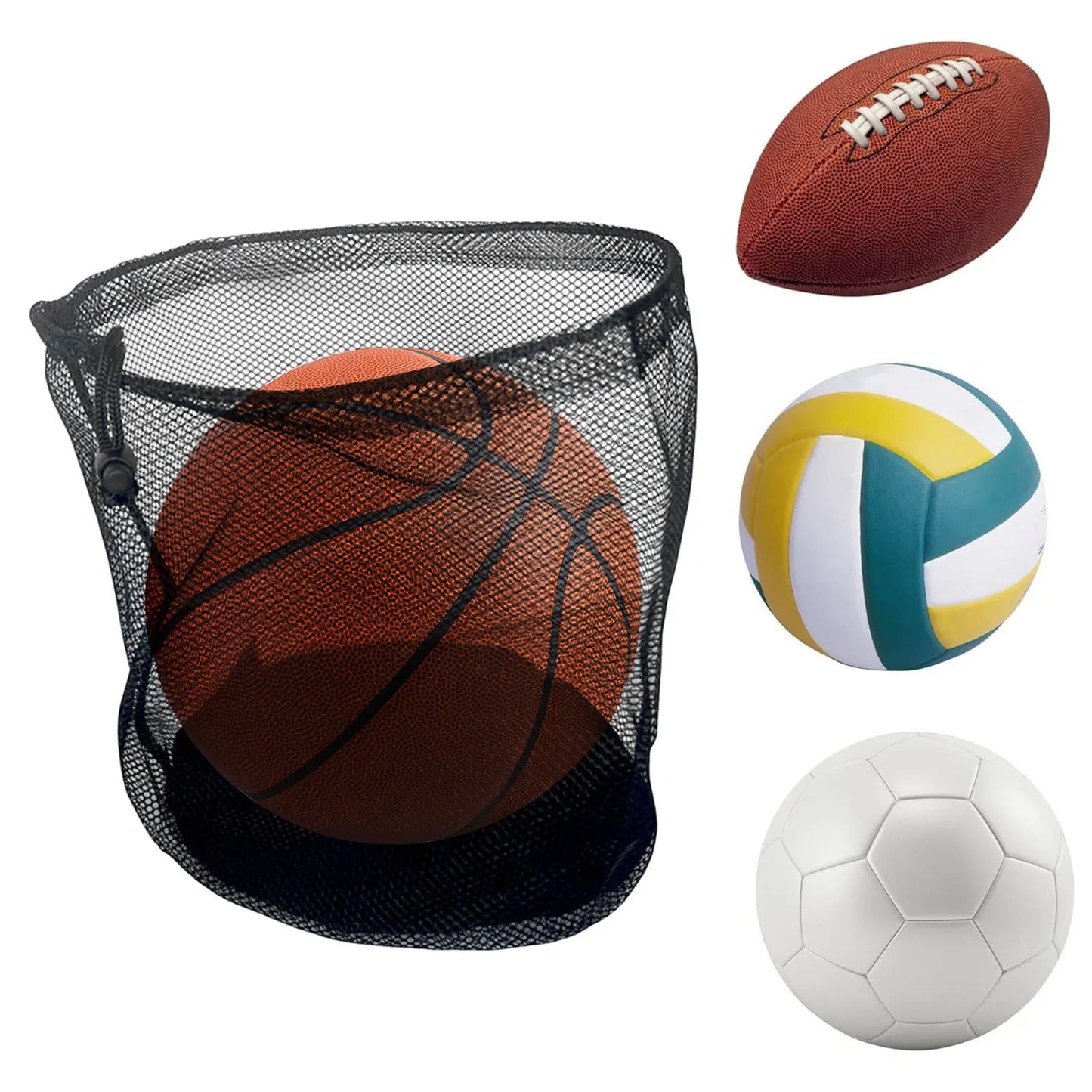 Mesh Soccer Ball Bag Extra Large Drawstring