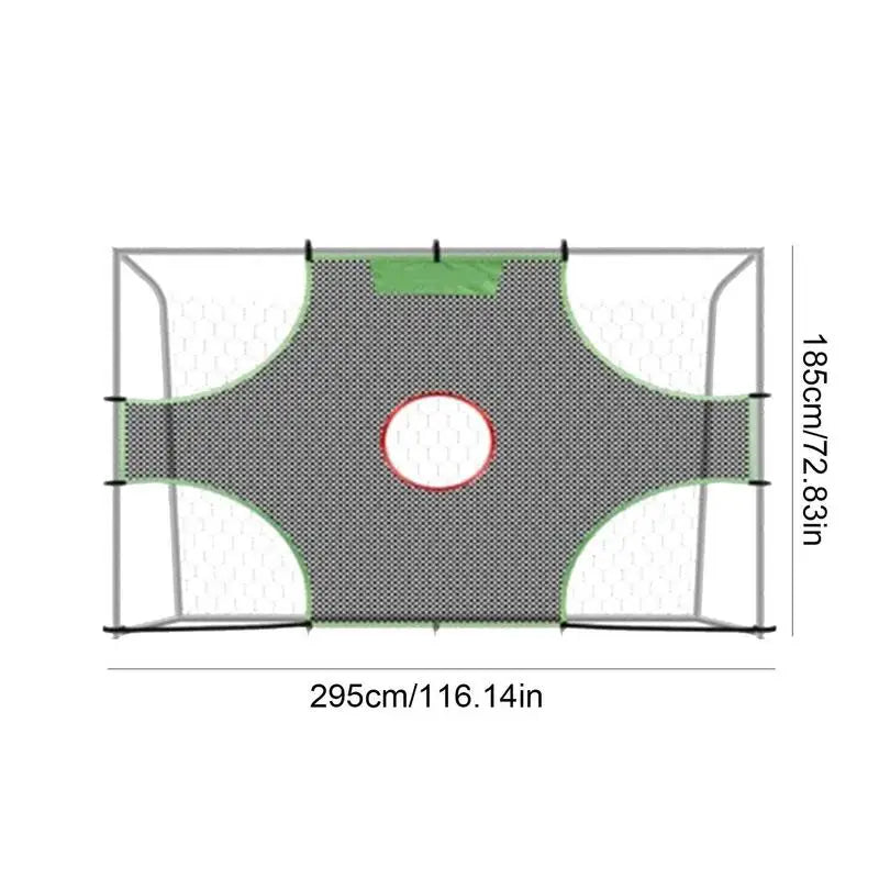 Football Target Net 1/3/5 Hole Detachable Soccer Goal