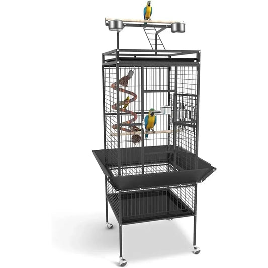 61'' Bird Cage Cages of Birds Accessories Bird Flight