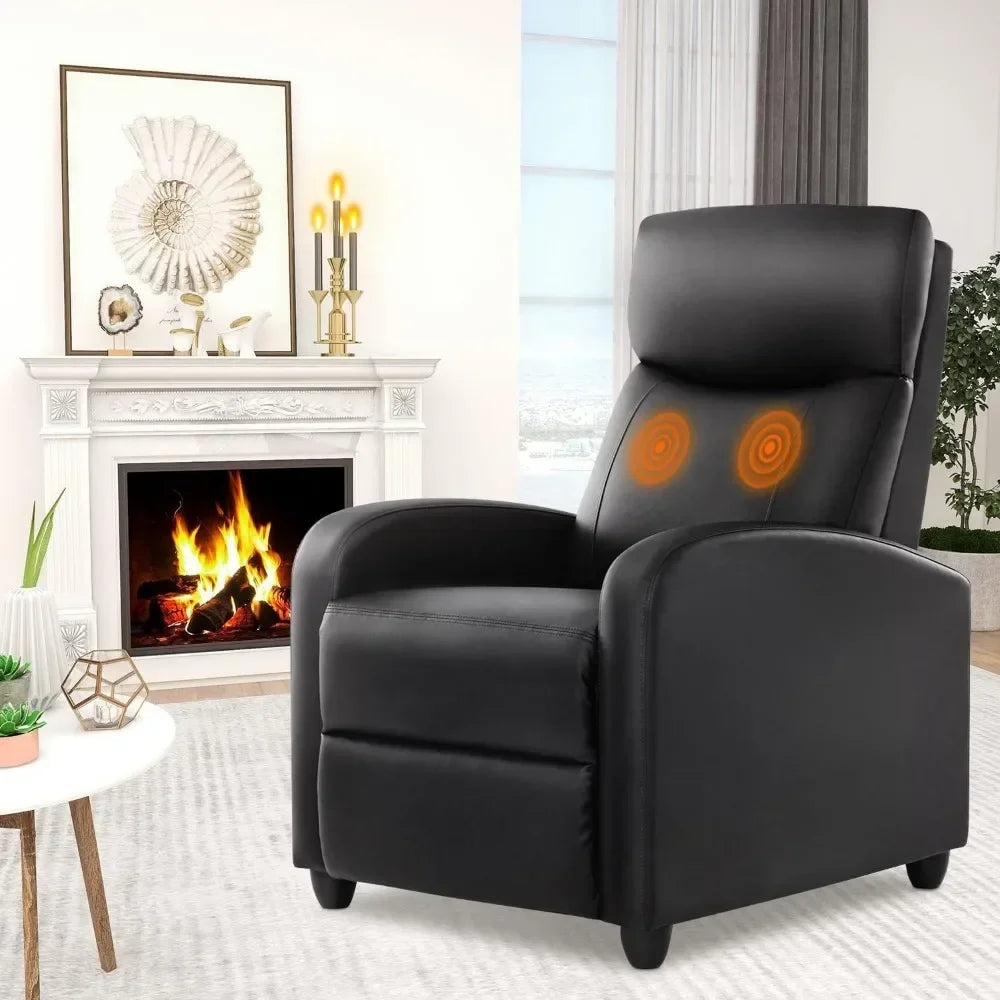 Living Room Chair Fabric Massage Recliner Chair