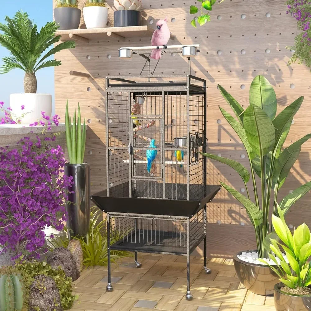 61'' Bird Cage Cages of Birds Accessories Bird Flight