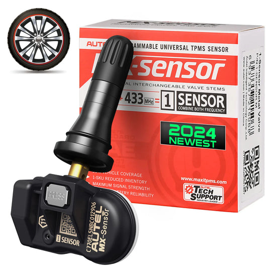 1/4/8PC Autel MX Sensor Rubber 433MHZ+315 MHZ 2in1Mx-Sensor TPMS Tire Repair Tool