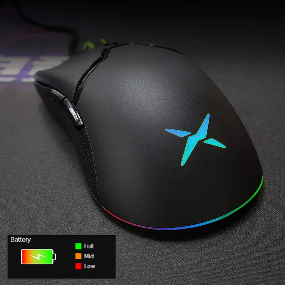 Delux M800PRO PAW3370 RGB Optical Wireless Gaming Mouse 19000