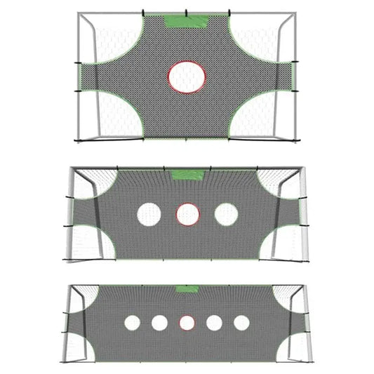 Football Target Net 1/3/5 Hole Detachable Soccer Goal